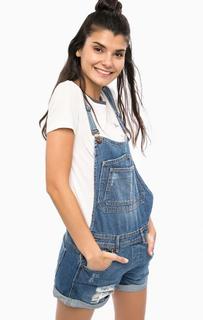 Джинсовый комбинезон с рваными деталями Superdry