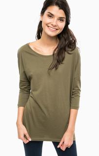 Хлопковая туника с рваными деталями Only