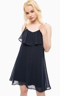 Синее платье на бретелях Vero Moda
