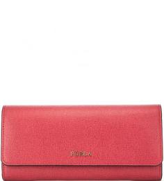Красный кожаный кошелек Furla