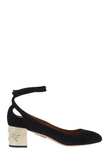 Замшевые туфли Trinity Aquazzura