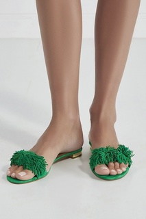 Замшевые сандалии Wild Thing Aquazzura