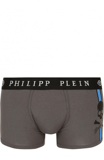 Хлопковые боксеры с широкой резинкой Philipp Plein