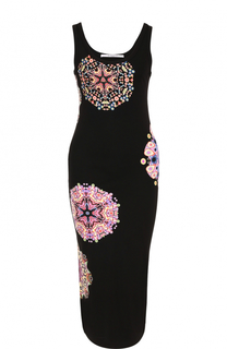 Приталенное платье-миди с принтом Givenchy