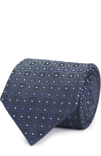Шелковый галстук с узором Brioni