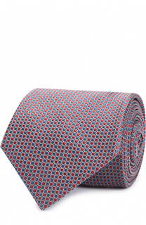 Шелковый галстук с узором Brioni