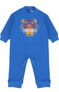 Хлопковый комбинезон с вышивкой Kenzo