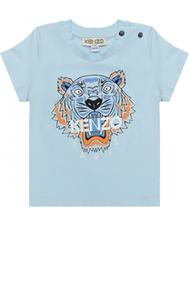 Хлопковая футболка с принтом Kenzo