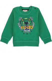 Хлопковый свитшот с вышивкой Kenzo