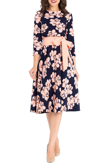 Короткое приталенное платье с поясом Eva Davidova