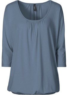 Футболка в стиле оверсайз (синий) Bonprix