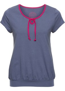 Футболка на поясе (темно-синий) Bonprix