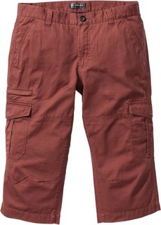 Брюки-карго 3/4 Loose Fit (светло-красный) Bonprix