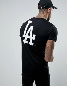 Длинная футболка Majestic L.A. Dodgers - Черный
