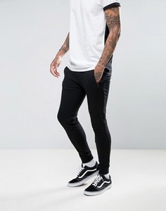 Черные супероблегающие джоггеры ASOS - Черный