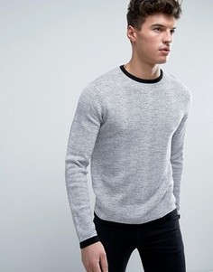 Меланжевый джемпер Jack &amp; Jones Core - Серый