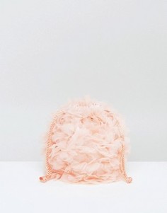 Мягкий клатч с цветами ASOS WEDDING - Розовый