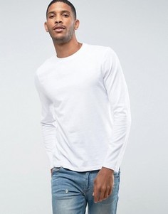 Лонгслив с круглым вырезом ASOS - Белый