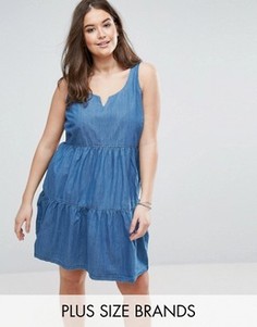 Джинсовое платье без рукавов Junarose - Синий