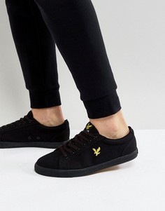 Кеды с черной резиновой подошвой Lyle And Scott Hawker - Черный