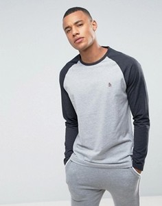 Лонгслив с рукавами реглан Original Penguin - Серый