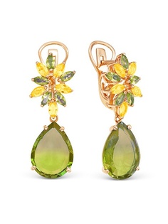 Ювелирные серьги Серебро России