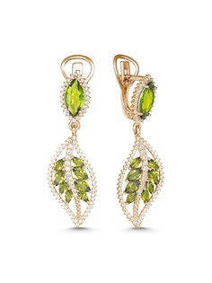 Ювелирные серьги Серебро России