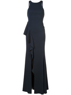 side ruffle gown Jay Godfrey