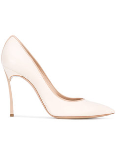 mid pointed stiletto pumps Casadei