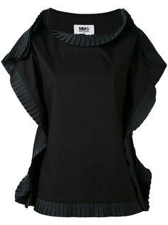 rouched outline square T-shirt  Mm6 Maison Margiela