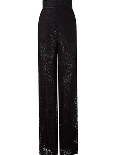 lace wide leg trousers Martha Medeiros