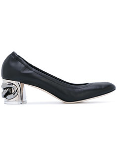 chain heel pumps Casadei