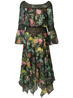 платье с цветочным узором Tadashi Shoji
