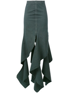 длинна юбка с драпированными панелями J.W.Anderson
