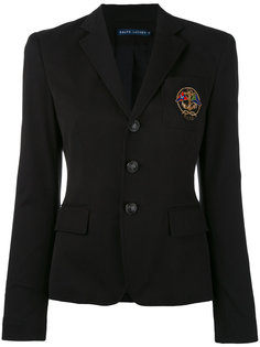 embroidered emblem blazer Ralph Lauren