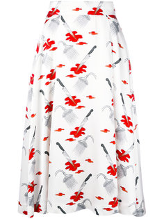 printed skirt Olympia Le-Tan