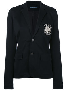 embroidered emblem blazer  Ralph Lauren