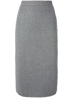 pencil skirt with pleated back Olympia Le-Tan