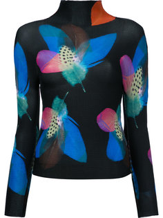 feather flower long sleeve top Issey Miyake Cauliflower