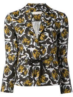 приталенный пиджак с абстрактным принтом LAutre Chose