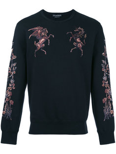 декорированная толстовка Alexander McQueen