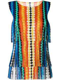 fringed top Pleats Please By Issey Miyake