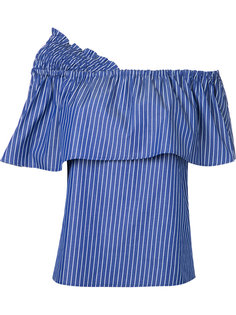 полосатая блузка с открытыми плечами Le Ciel Bleu