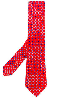 галстук с мелким принтом Kiton