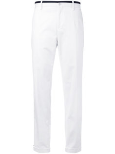 брюки с контрастной отделкой Dolce &amp; Gabbana