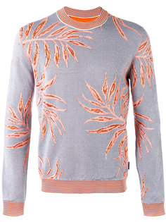 leaf intarsia jumper  Ballantyne