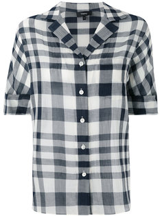 checked blouse Theory