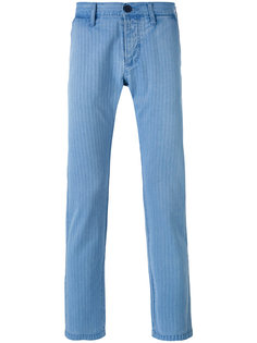 striped tapered trousers Edwin