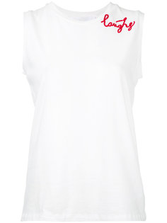 топ с вышивкой Water