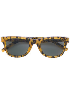солнцезащитные очки с леопардовым принтом Saint Laurent
